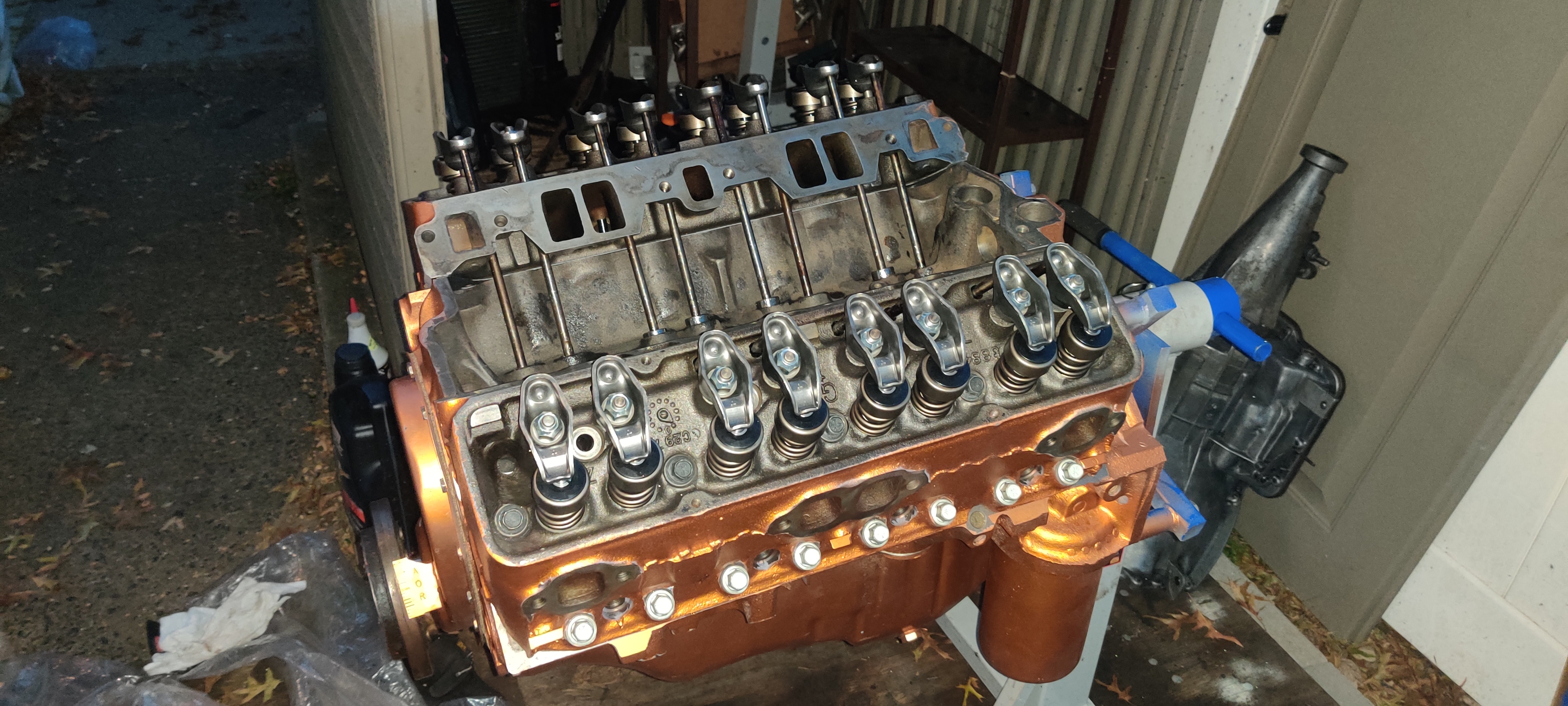 Almost back together and looking like an engine again